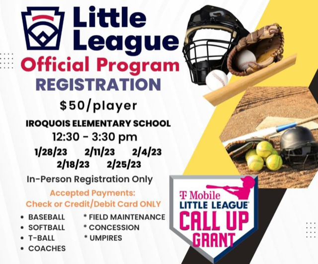 Little League Registration & Clinics