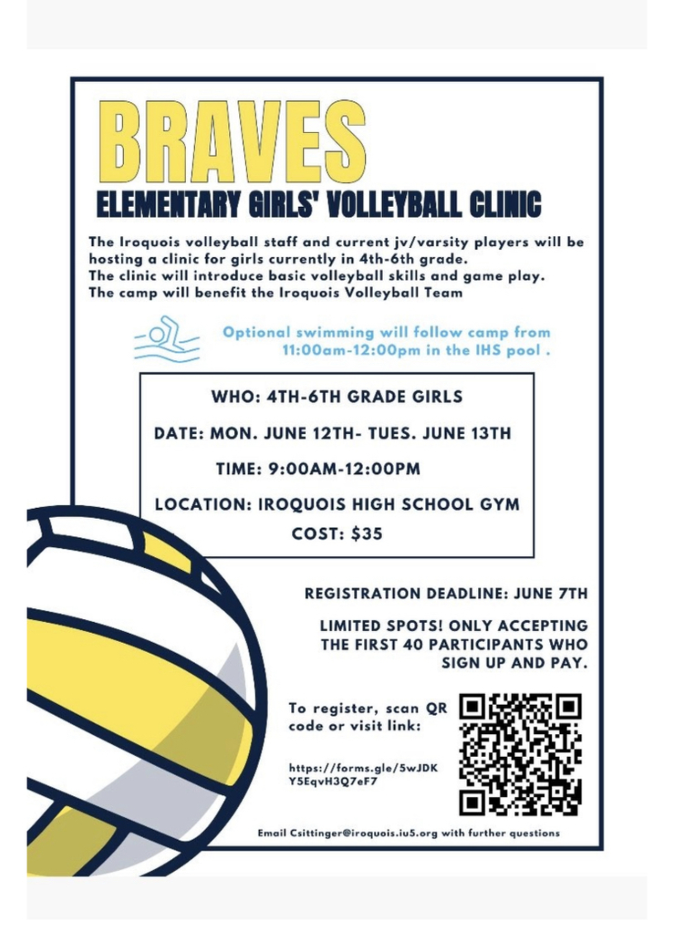 Elementary Girls' Volleyball Clinic