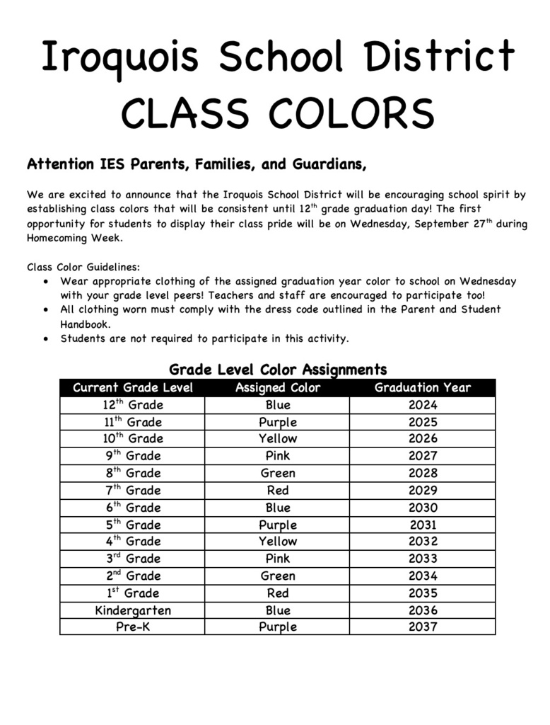Class Colors